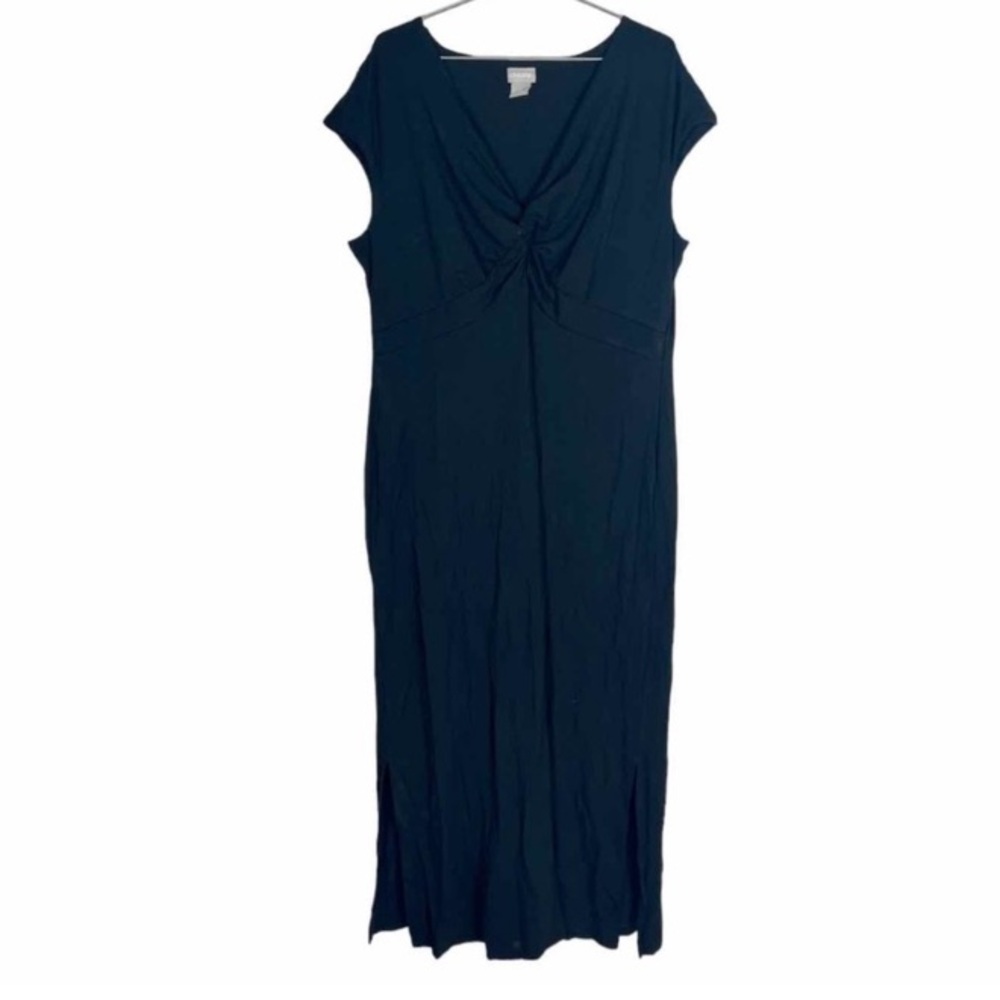 🎼 CHICO’s 🎼 Black Maxi Dress NWT - Picture 4 of 6